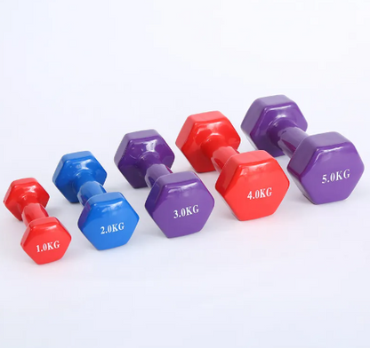 Vinyl Dumbbell Set (5-Piece)